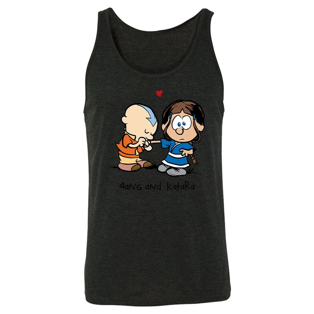 Unisex Jersey Tank - 8KJE4VE5 - Charcoal Black Triblend - 5