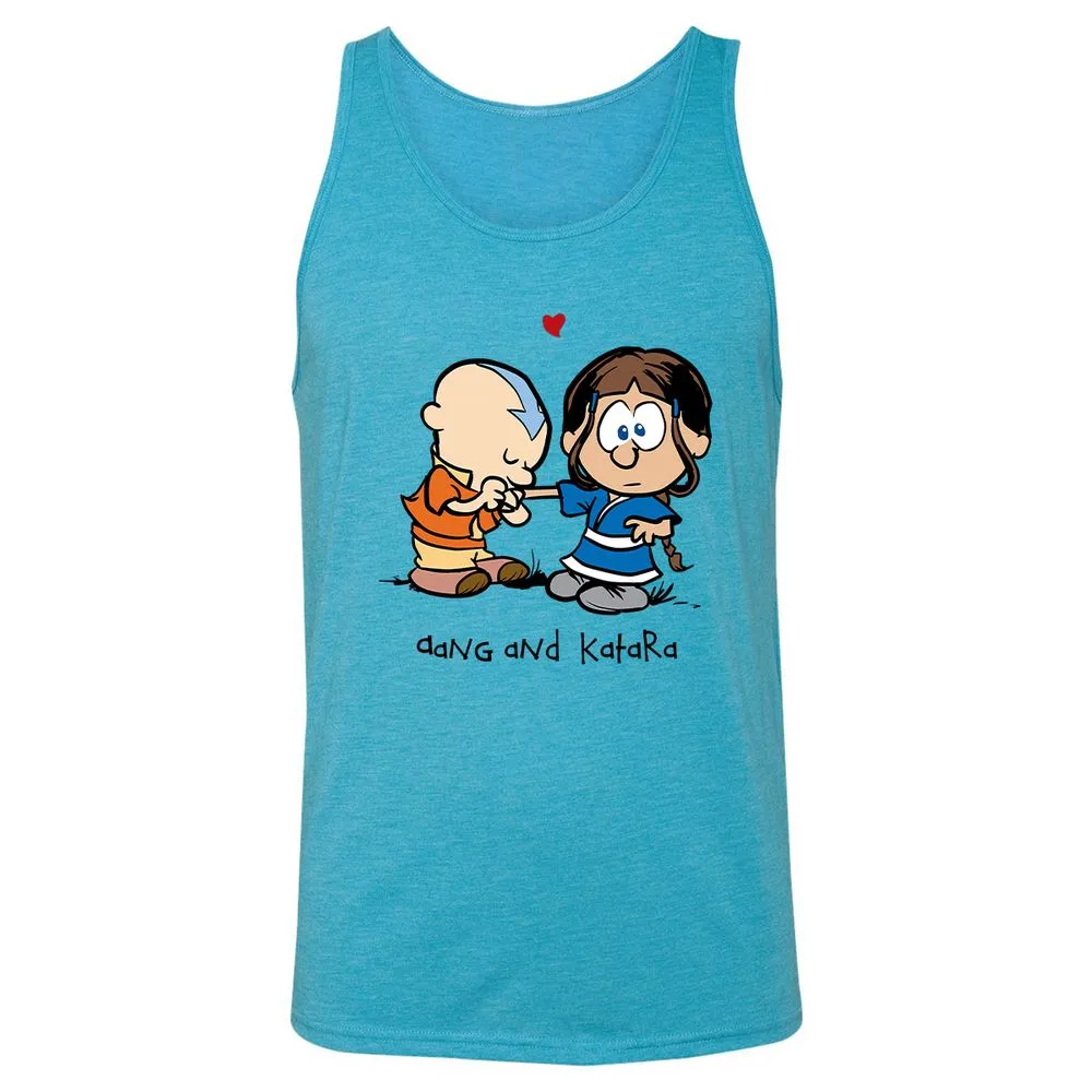 Unisex Jersey Tank - 8KJE4VE5 - Aqua Triblend - 3
