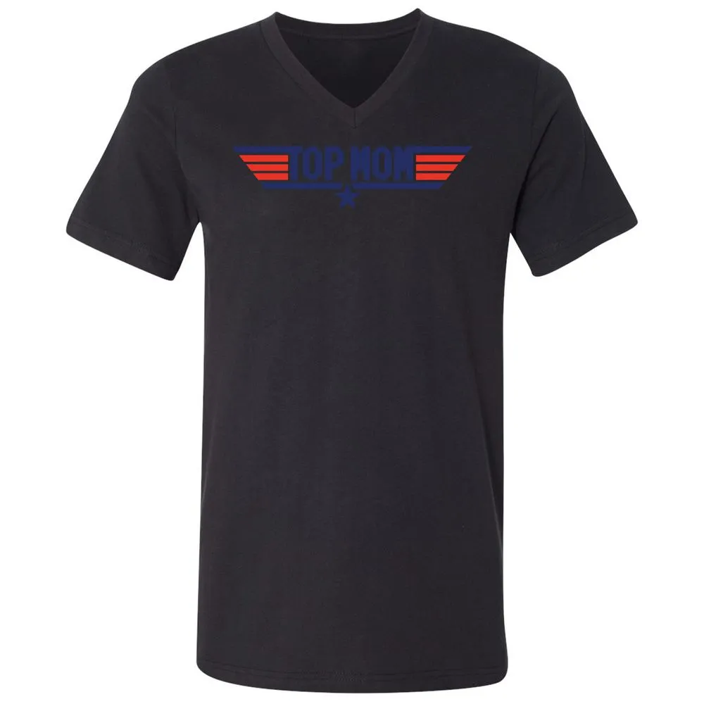 Unisex V-Neck T-Shirt - 3HX2CGGQ - Black - 16