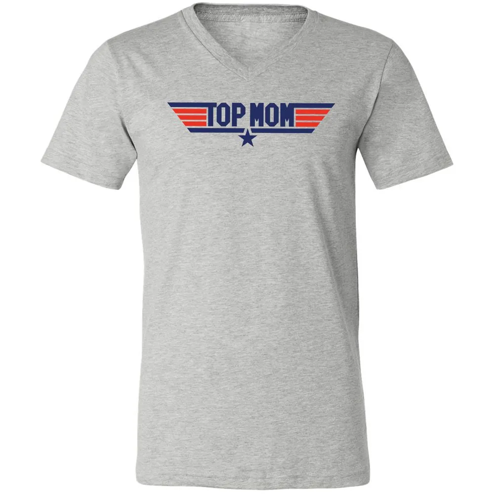 Unisex V-Neck T-Shirt - 3HX2CGGQ - Athletic Heather - 7