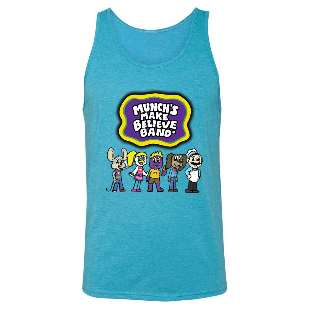 Unisex Jersey Tank - 71HQWSBA - Aqua Triblend - 3