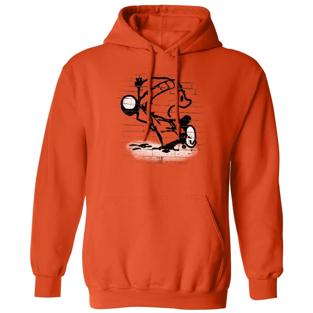 Classic Unisex Hoodie - PSWLR93Y - Orange - 10