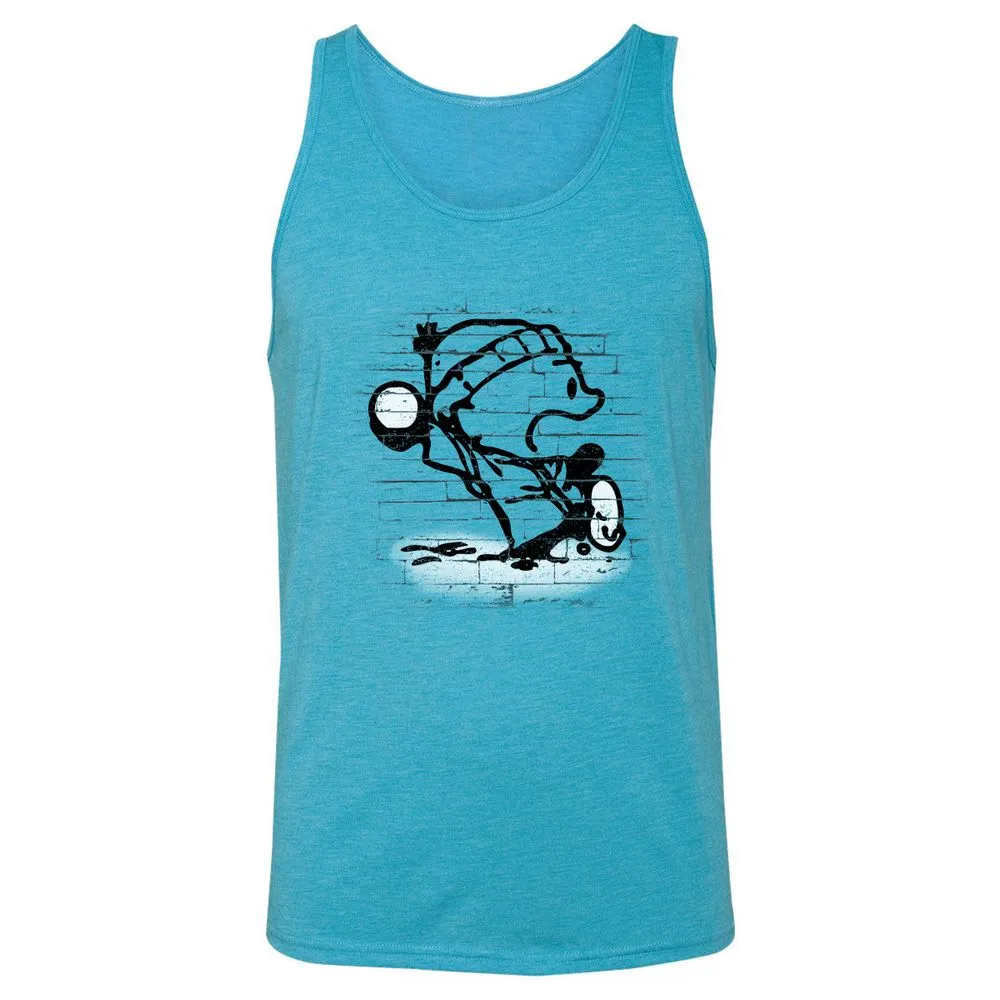 Unisex Jersey Tank - H4KDJTKC - Aqua Triblend - 3