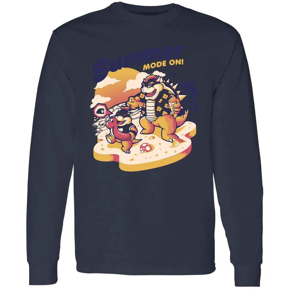Long Sleeve T-Shirt - 9S1F77SF - Navy - 12