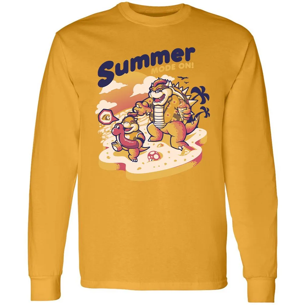 Long Sleeve T-Shirt - 9S1F77SF - Gold - 9