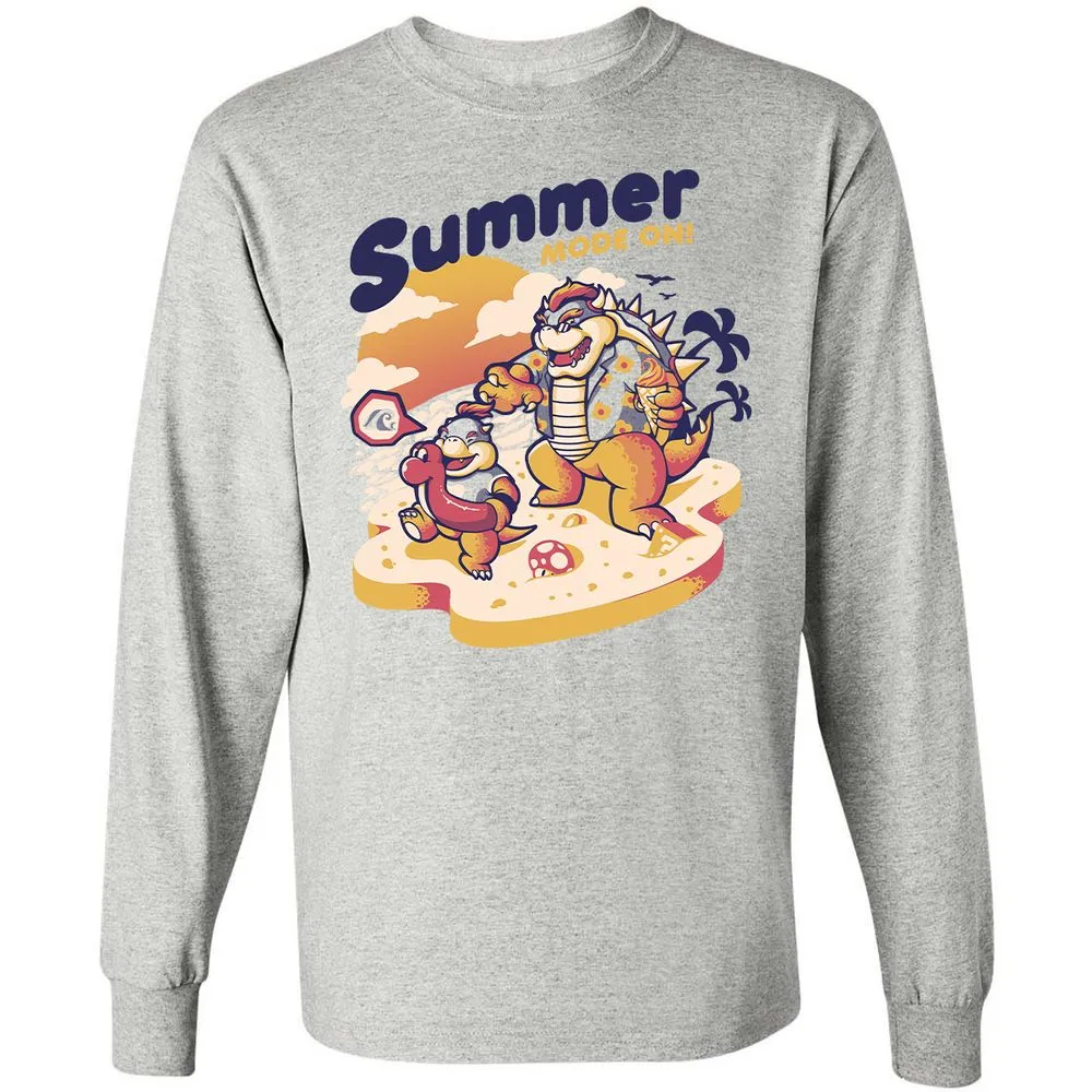 Long Sleeve T-Shirt - 9S1F77SF - Ash - 5