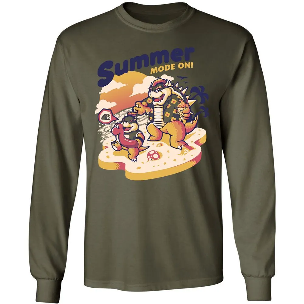 Long Sleeve T-Shirt - 9S1F77SF - Military Green - 7