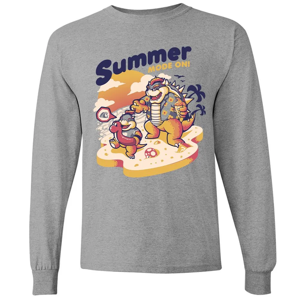 Long Sleeve T-Shirt - 9S1F77SF - Graphite Heather - 6