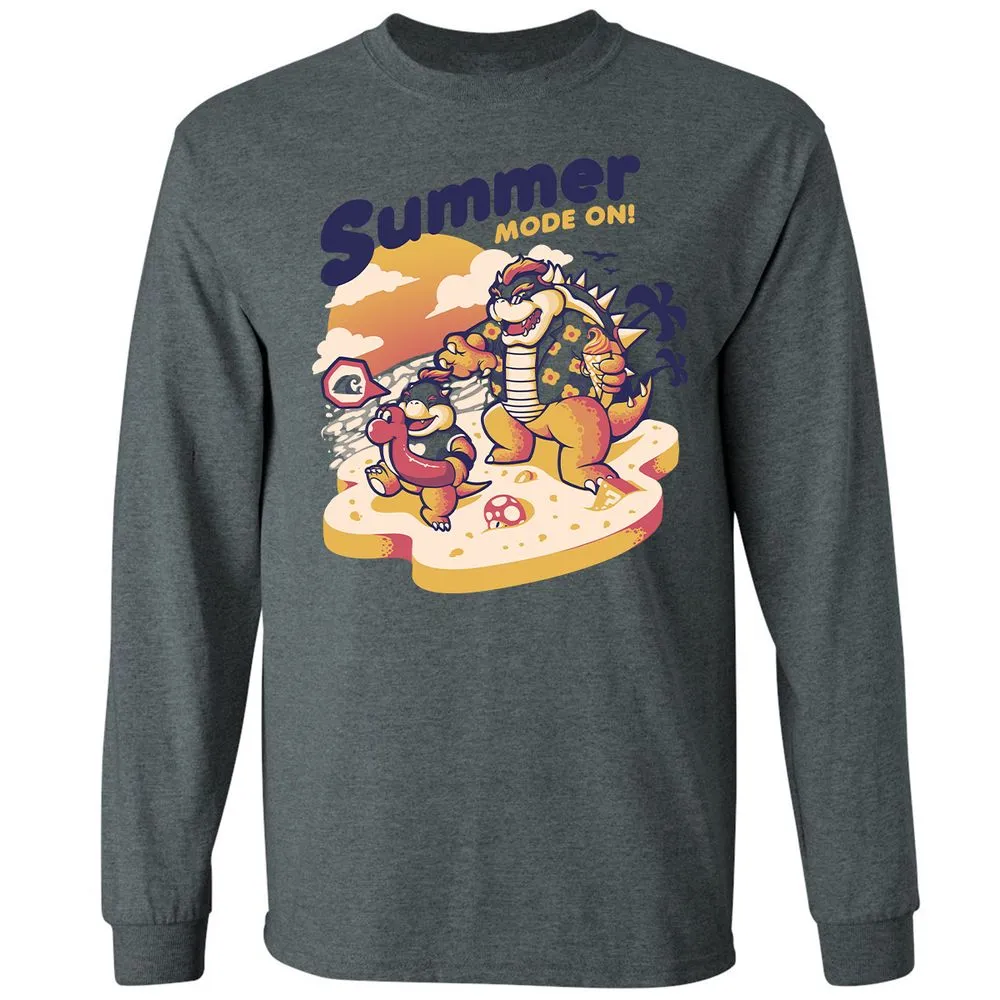 Long Sleeve T-Shirt - 9S1F77SF - Dark Heather - 15
