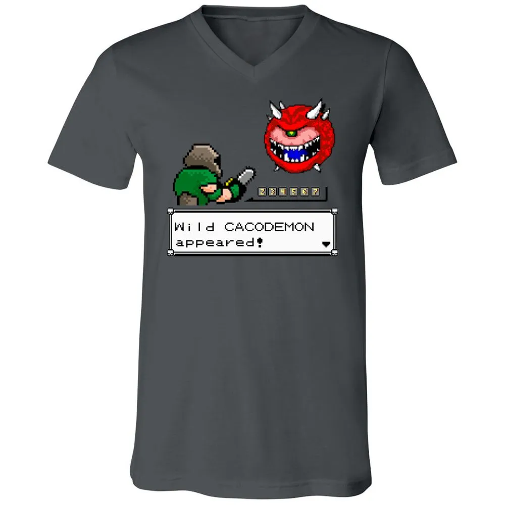 Unisex V-Neck T-Shirt - 7TVVZ7Z8 - Asphalt - 12