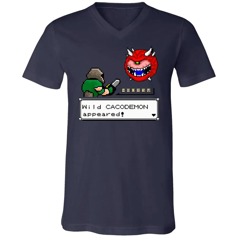 Unisex V-Neck T-Shirt - 7TVVZ7Z8 - Navy - 9