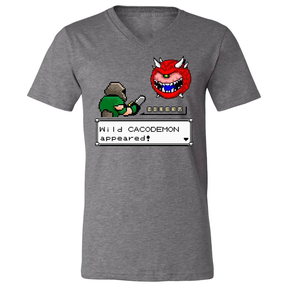 Unisex V-Neck T-Shirt - 7TVVZ7Z8 - Deep Heather - 13
