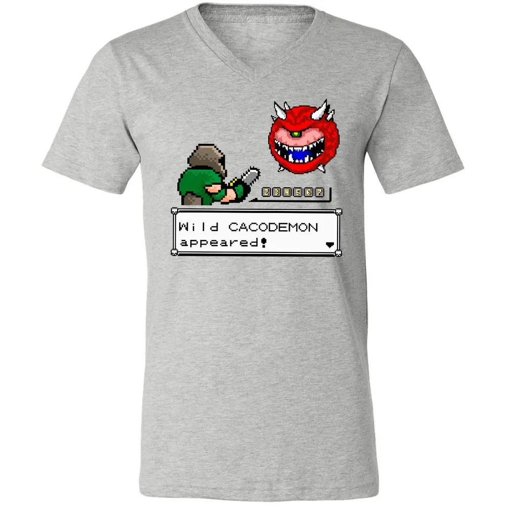 Unisex V-Neck T-Shirt - 7TVVZ7Z8 - Athletic Heather - 7