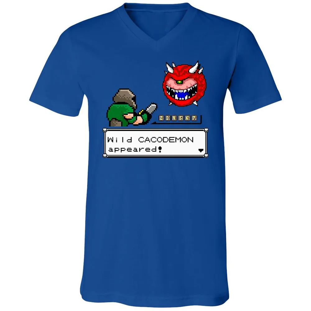 Unisex V-Neck T-Shirt - 7TVVZ7Z8 - True Royal - 4