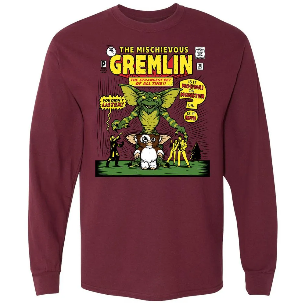 Long Sleeve T-Shirt - 4YDMUJAS - Maroon - 11