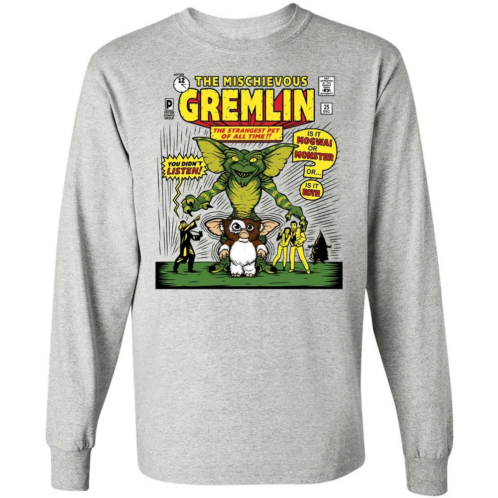 Long Sleeve T-Shirt - 4YDMUJAS - Ash - 5