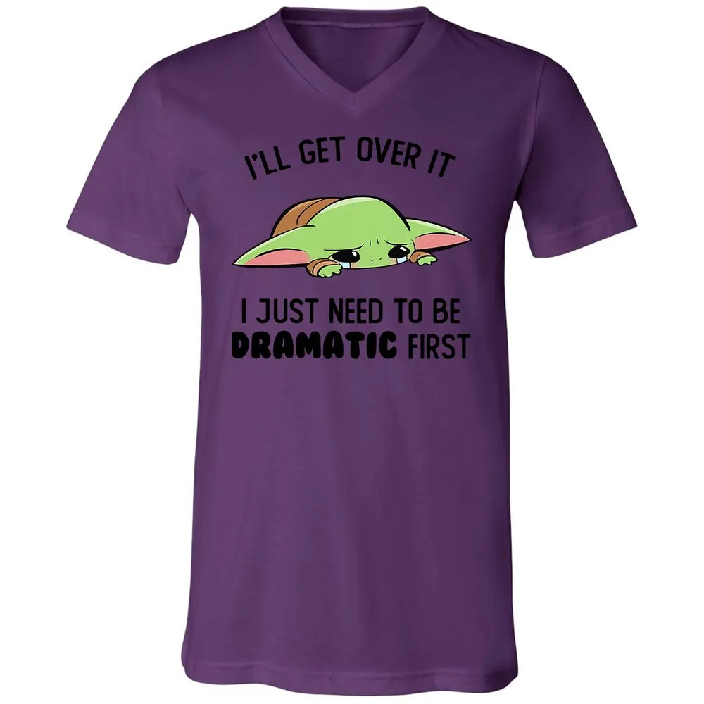 Unisex V-Neck T-Shirt - F3ZSKHFB - Team Purple - 2