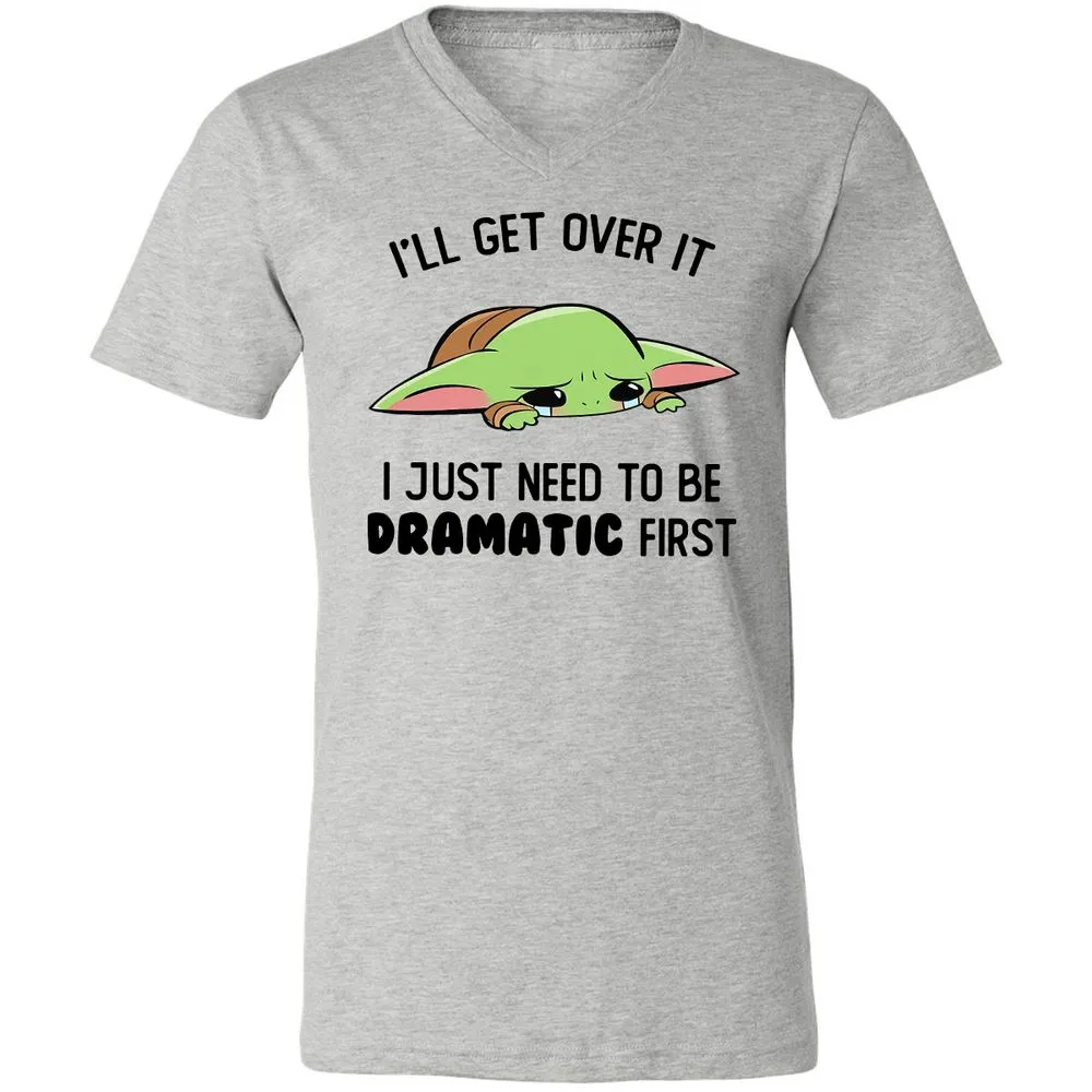 Unisex V-Neck T-Shirt - F3ZSKHFB - Athletic Heather - 7