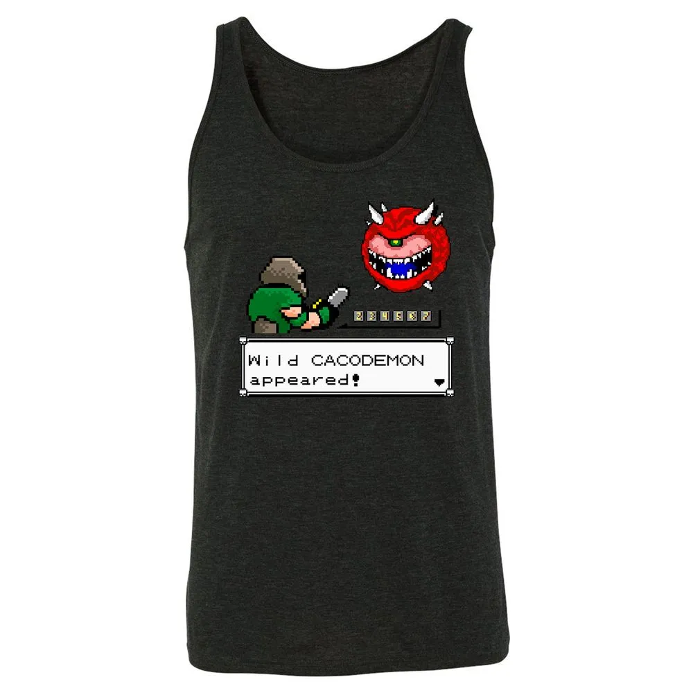 Unisex Jersey Tank - KLHKFKFM - Charcoal Black Triblend - 5