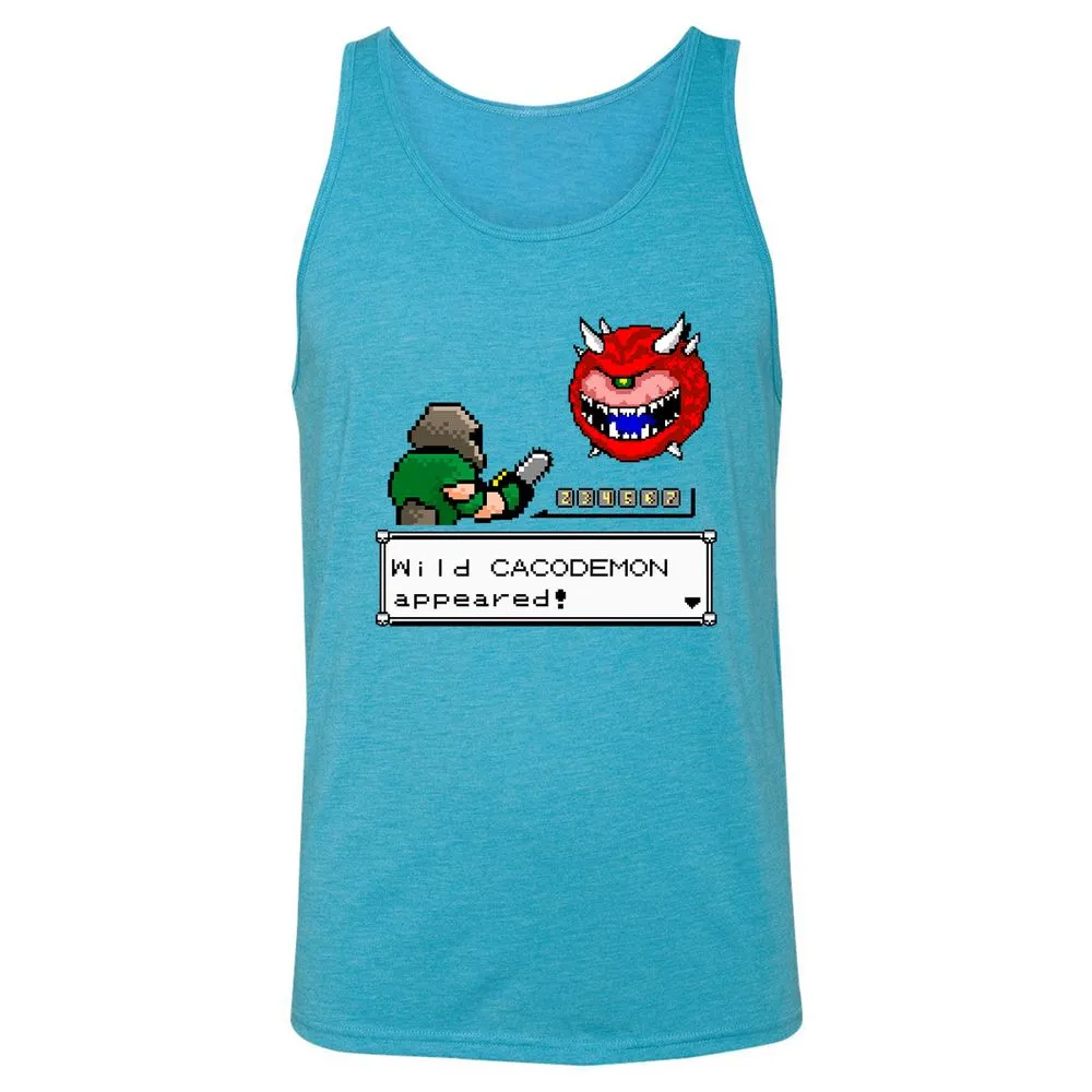 Unisex Jersey Tank - KLHKFKFM - Aqua Triblend - 3