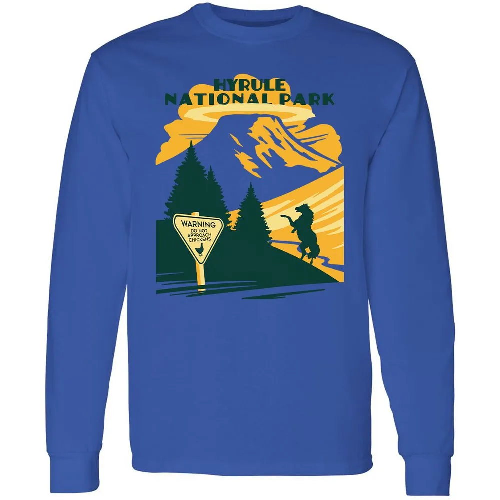 Long Sleeve T-Shirt - 3U48F4ZU - Royal - 4