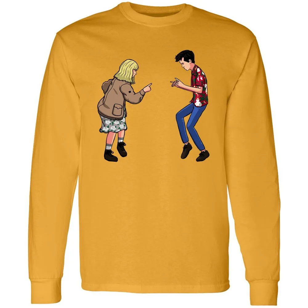 Long Sleeve T-Shirt - DTQU5KXQ - Gold - 9