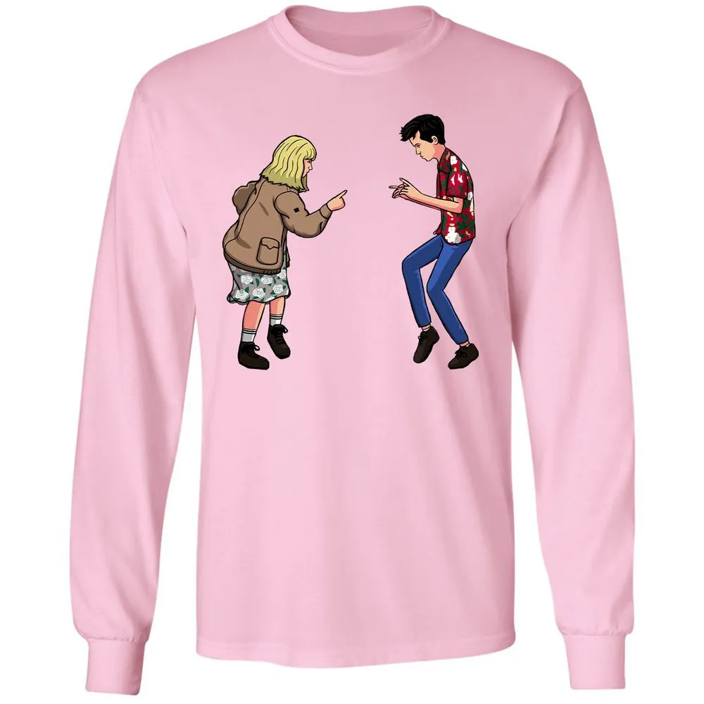 Long Sleeve T-Shirt - DTQU5KXQ - Light Pink - 3