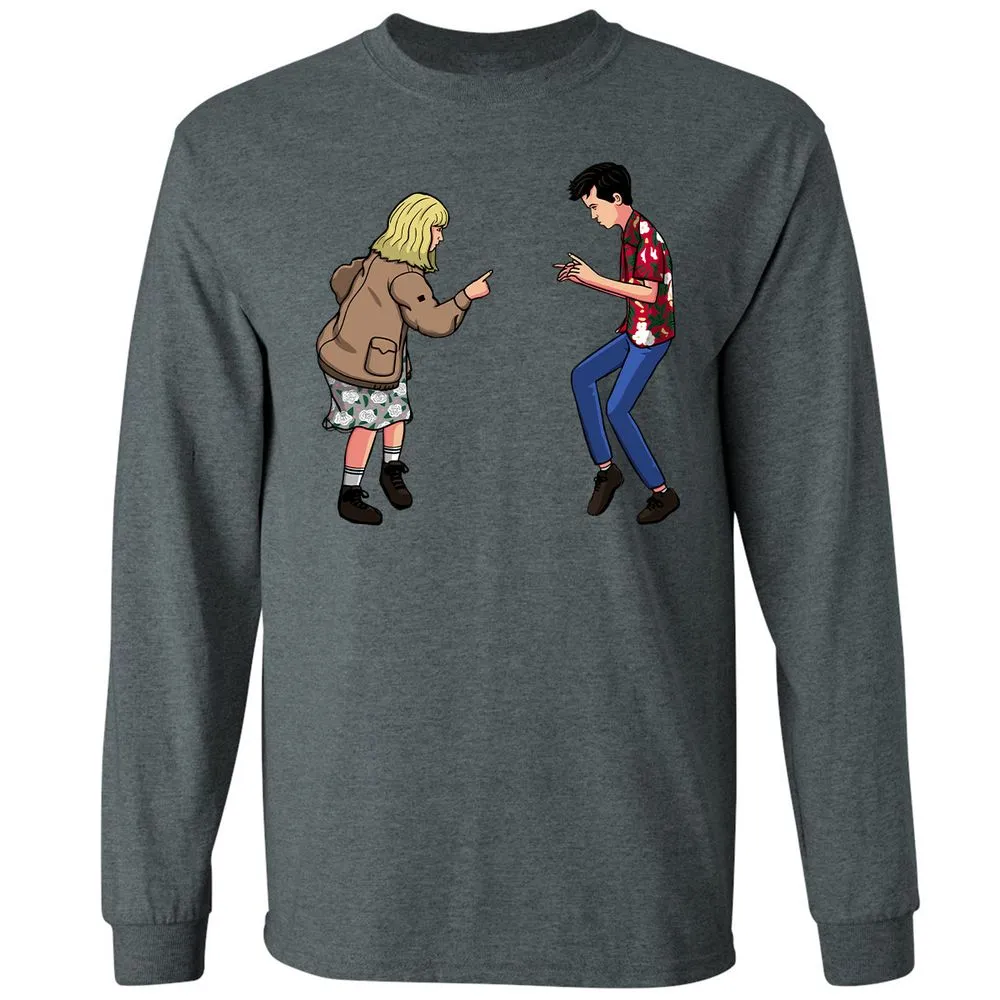 Long Sleeve T-Shirt - DTQU5KXQ - Dark Heather - 15