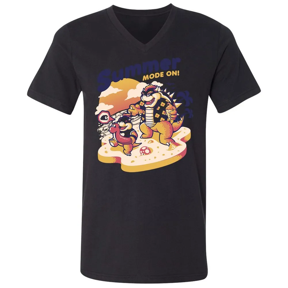 Unisex V-Neck T-Shirt - 1Y5Q6ZTR - Black - 16