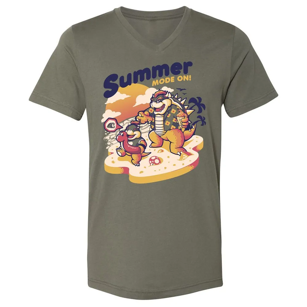 Unisex V-Neck T-Shirt - 1Y5Q6ZTR - Military Green - 10