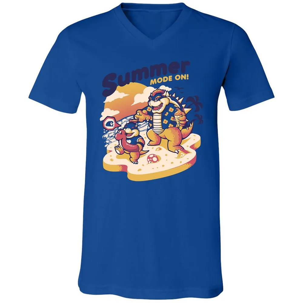 Unisex V-Neck T-Shirt - 1Y5Q6ZTR - True Royal - 4