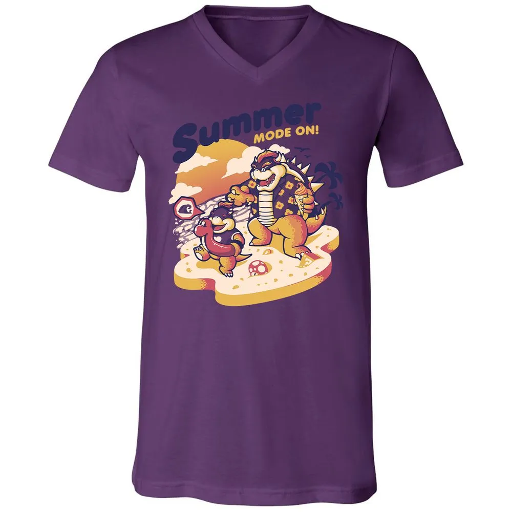 Unisex V-Neck T-Shirt - 1Y5Q6ZTR - Team Purple - 2