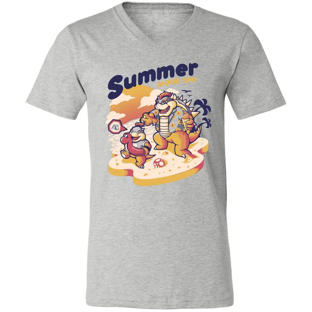 Unisex V-Neck T-Shirt - 1Y5Q6ZTR - Athletic Heather - 7