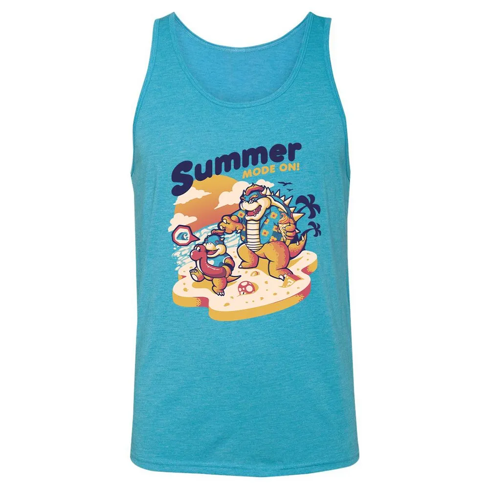 Unisex Jersey Tank - 1Z3ZB1DA - Aqua Triblend - 3