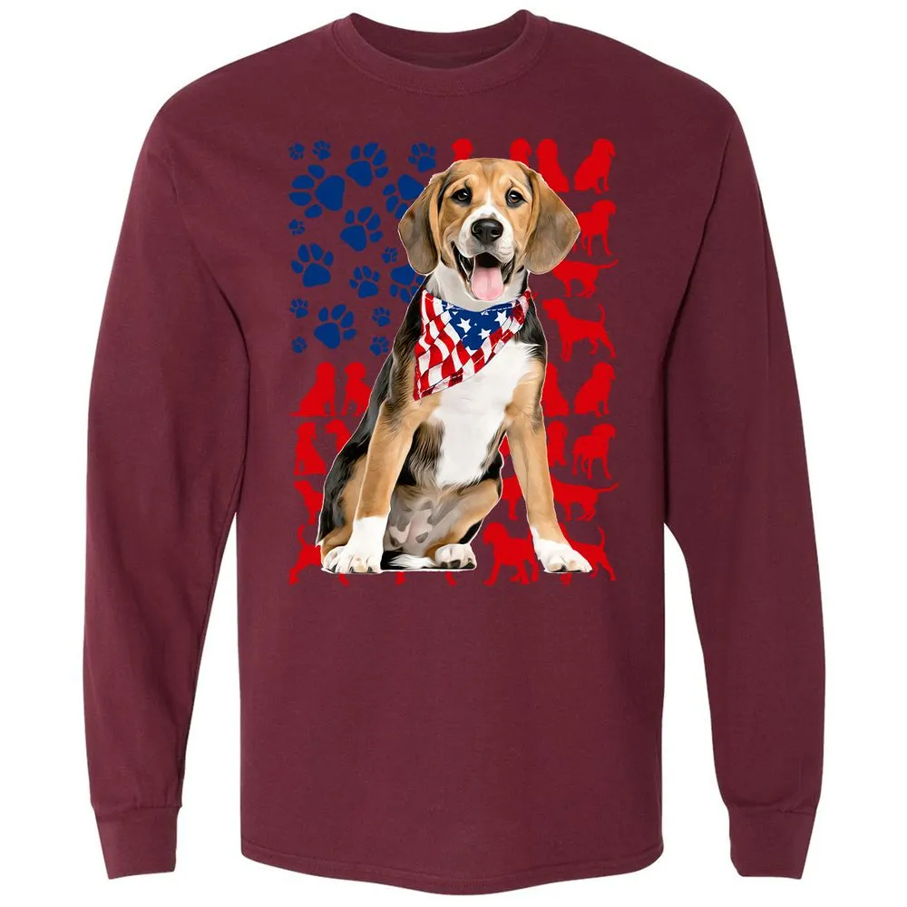 Long Sleeve T-Shirt - ALEVVJUZ - Maroon - 11
