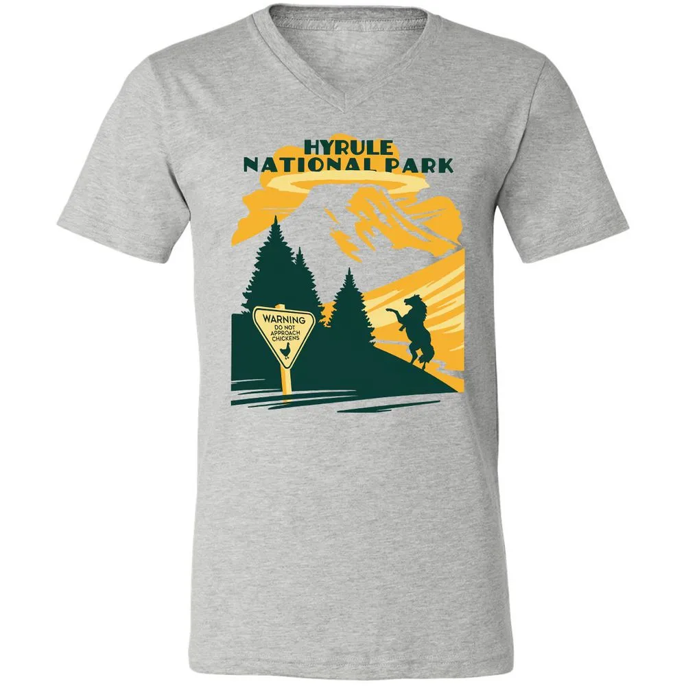 Unisex V-Neck T-Shirt - ALV62TZ1 - Athletic Heather - 7