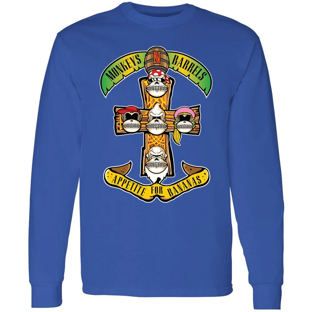 Long Sleeve T-Shirt - FV9EQJL7 - Royal - 4