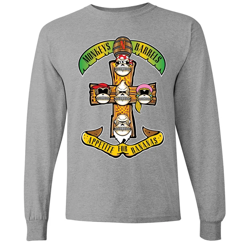 Long Sleeve T-Shirt - FV9EQJL7 - Graphite Heather - 6