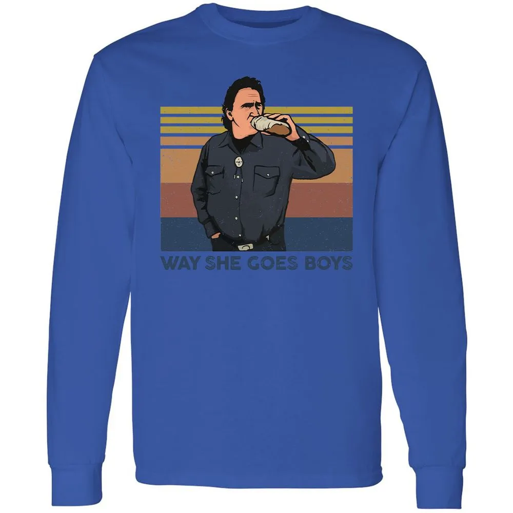 Long Sleeve T-Shirt - FPKDXU5M - Royal - 4