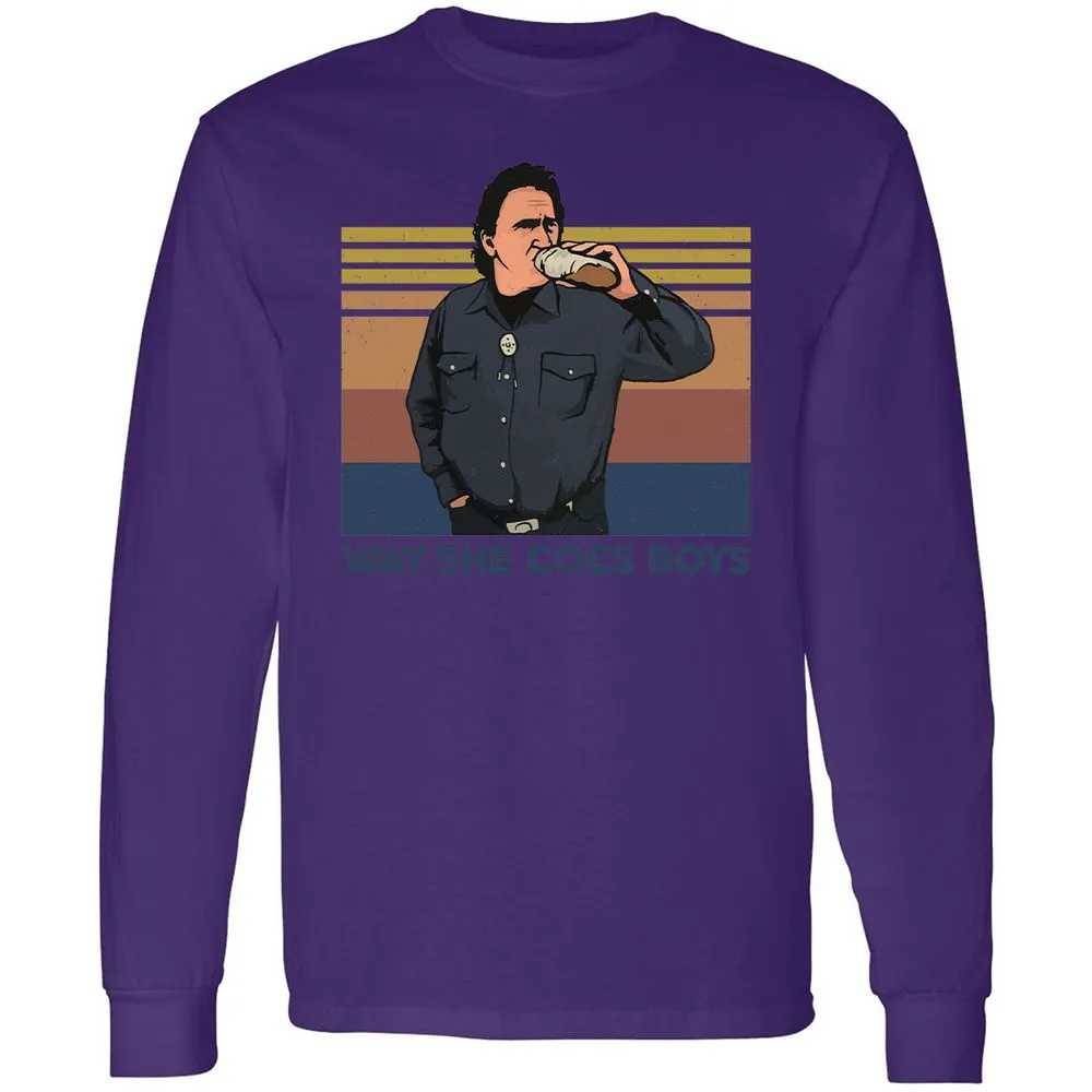 Long Sleeve T-Shirt - FPKDXU5M - Purple - 13