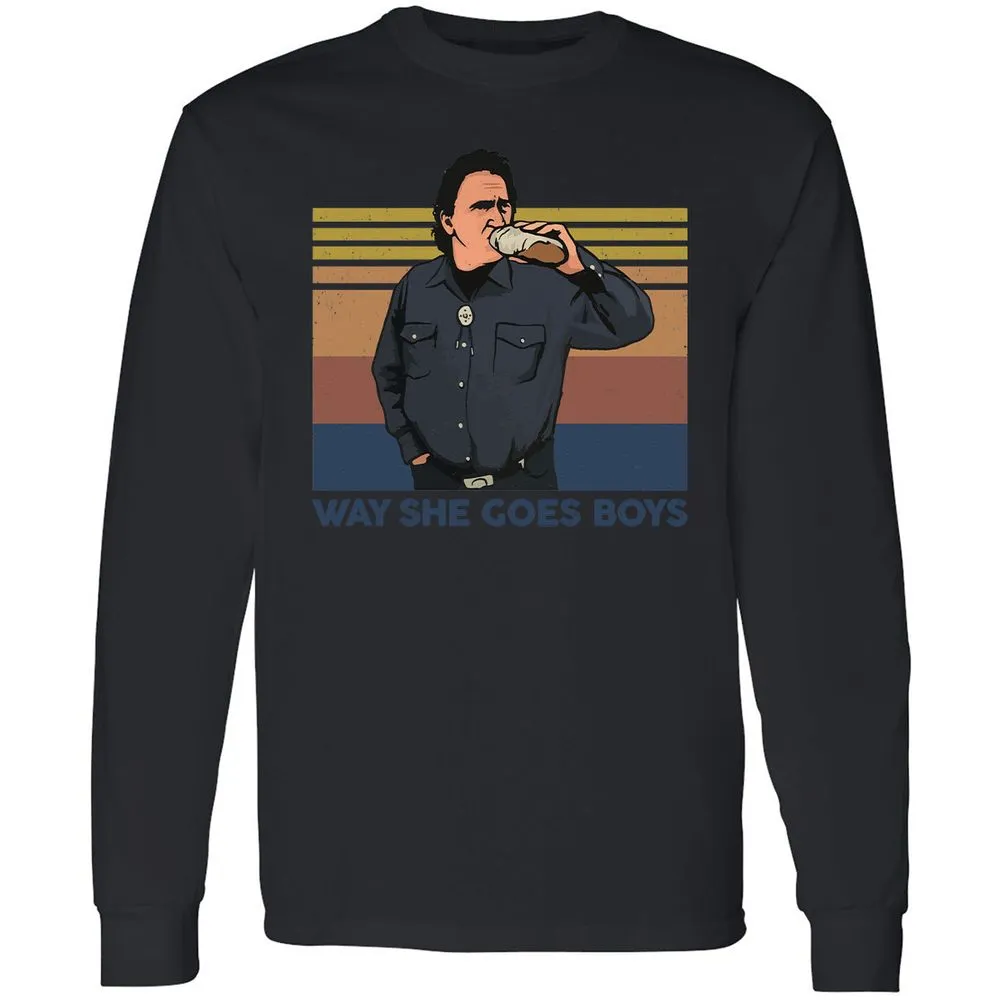 Long Sleeve T-Shirt - FPKDXU5M - Black - 16