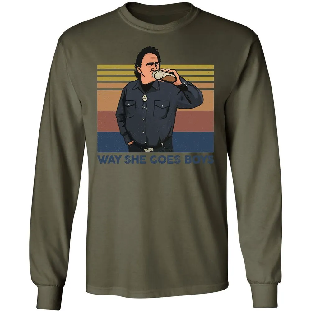 Long Sleeve T-Shirt - FPKDXU5M - Military Green - 7