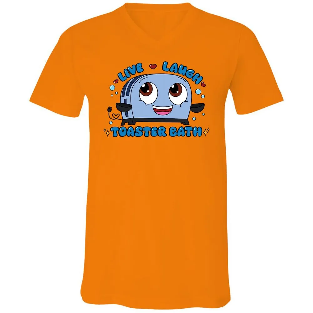 Unisex V-Neck T-Shirt - 5X5VWN5K - Orange - 11