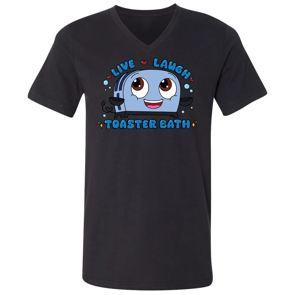 Unisex V-Neck T-Shirt - 5X5VWN5K - Black - 16