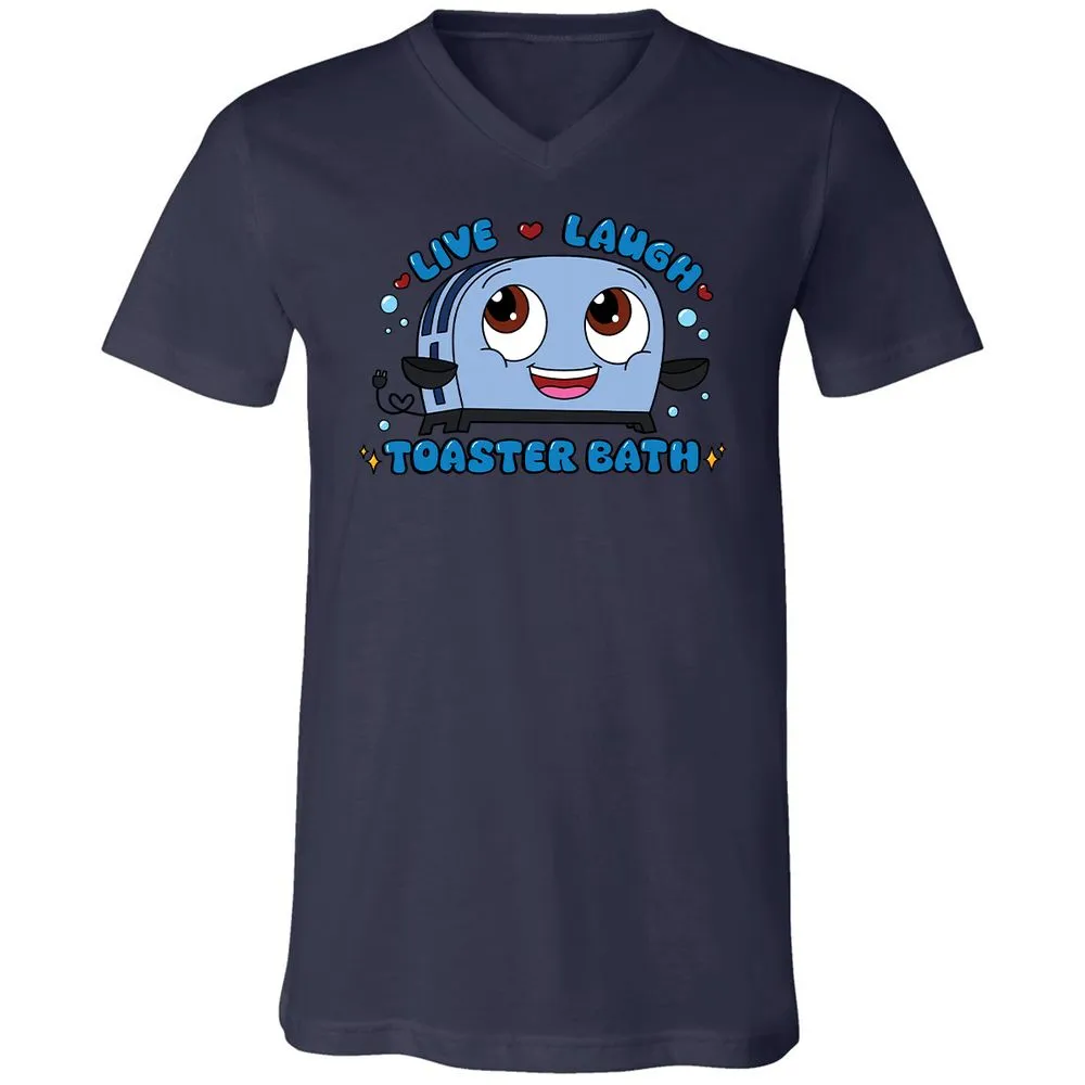 Unisex V-Neck T-Shirt - 5X5VWN5K - Navy - 9