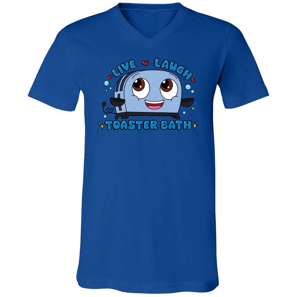Unisex V-Neck T-Shirt - 5X5VWN5K - True Royal - 4