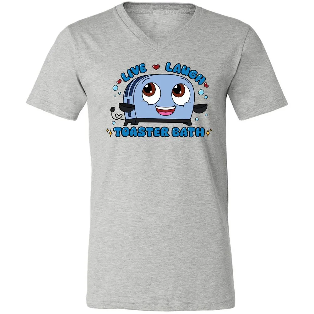 Unisex V-Neck T-Shirt - 5X5VWN5K - Athletic Heather - 7