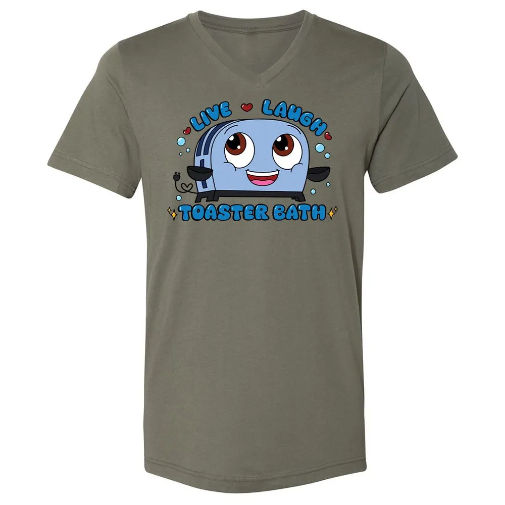 Unisex V-Neck T-Shirt - 5X5VWN5K - Military Green - 10
