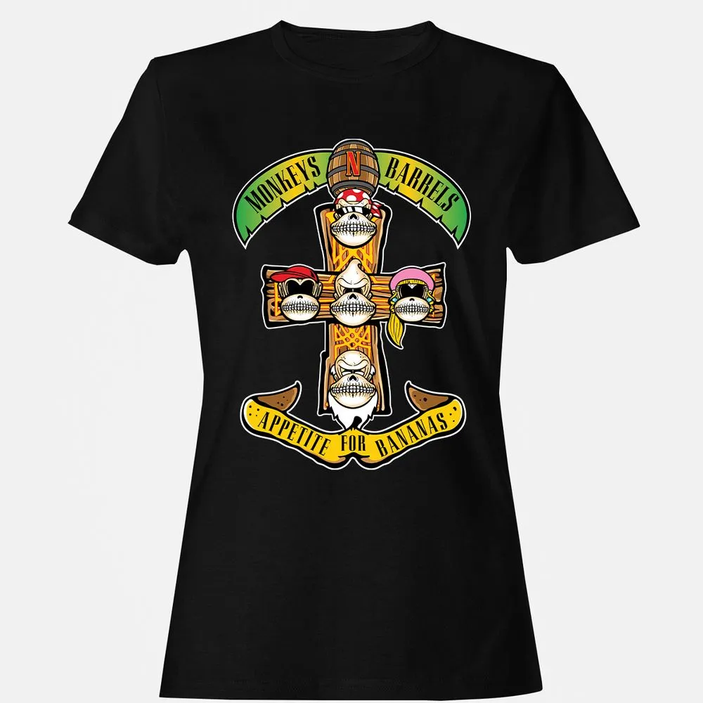Women's T-Shirt - Y1UKQ8ZJ - Black - 16