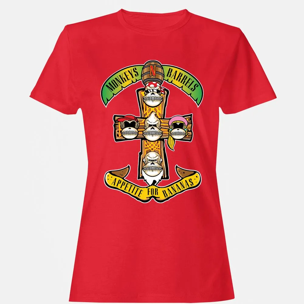 Women's T-Shirt - Y1UKQ8ZJ - Red - 13